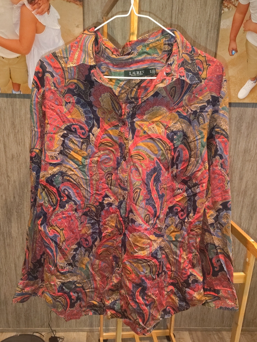 Lauren Ralph Lauren Multicolor Paisley Button-Front Shirt